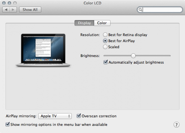 turn on airplay for mac